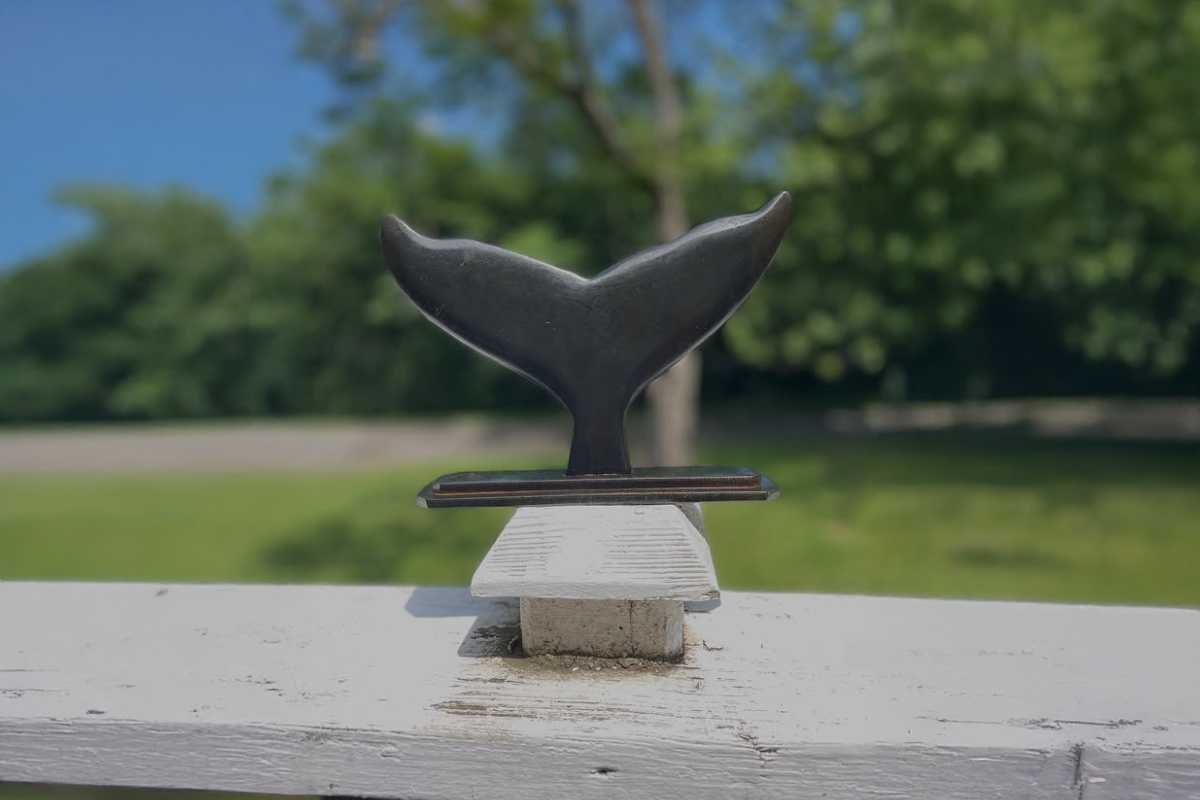 Whale Tail Bookend